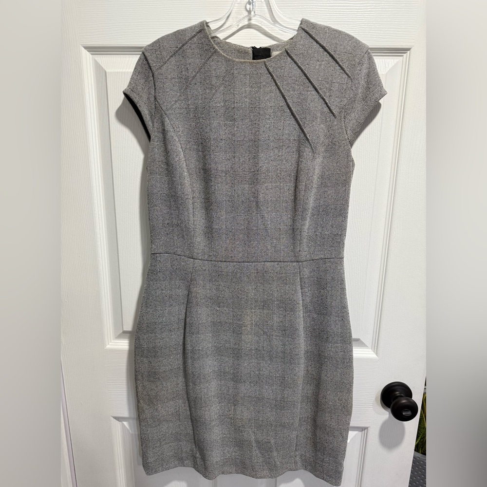 H&M Gray Midi Dress for Work